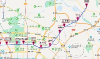 北京地铁运营线路图
